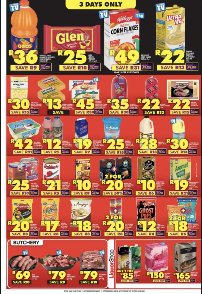 Shoprite 50 Big Red Weekend Special Valid 1315 Sep 2024 CATALOGUE HOUSE