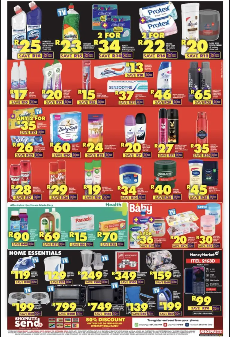 Shoprite Big Red Weekend Sale 2024 March Aida Loreen